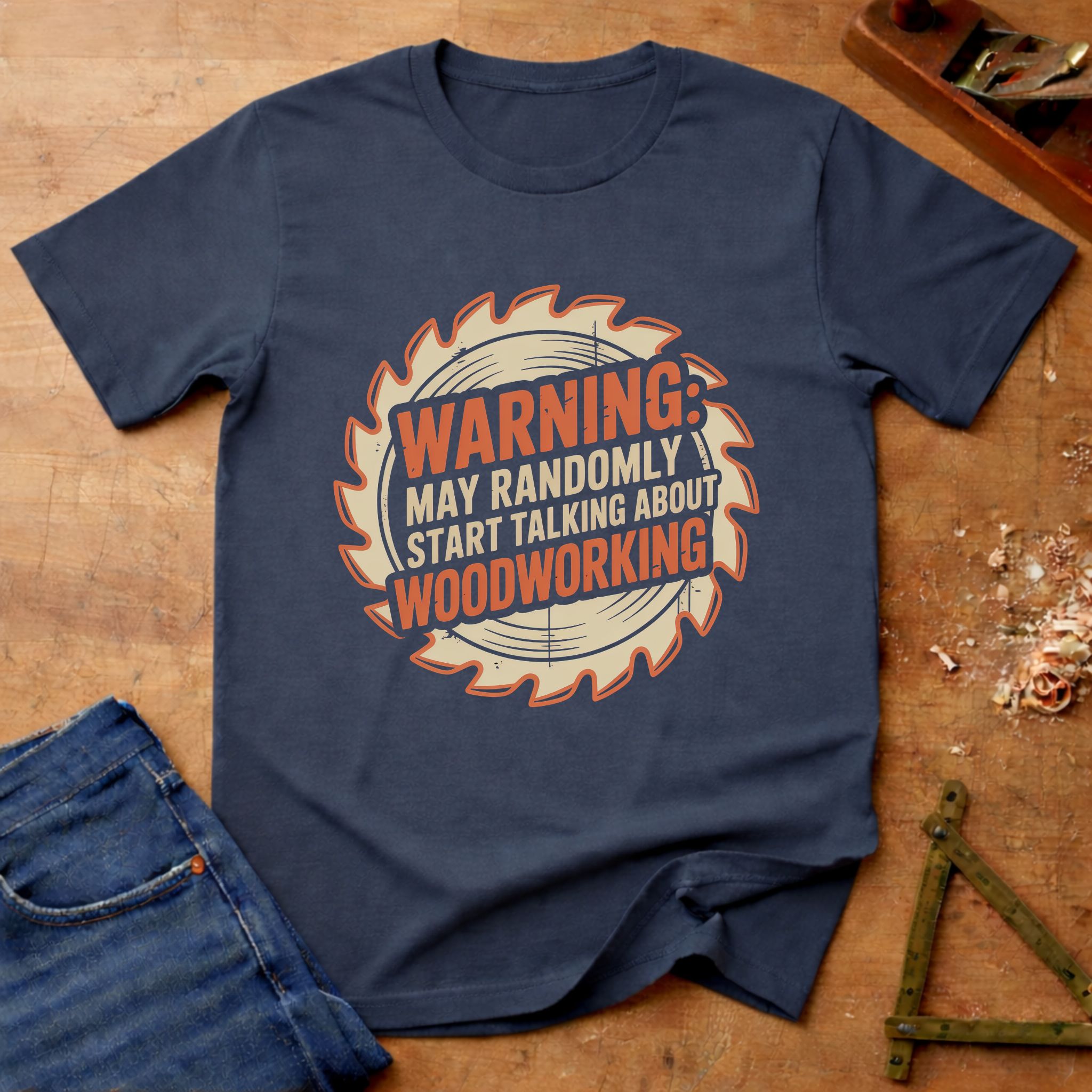 May talk about woodworking, funny woodworking T-shirt