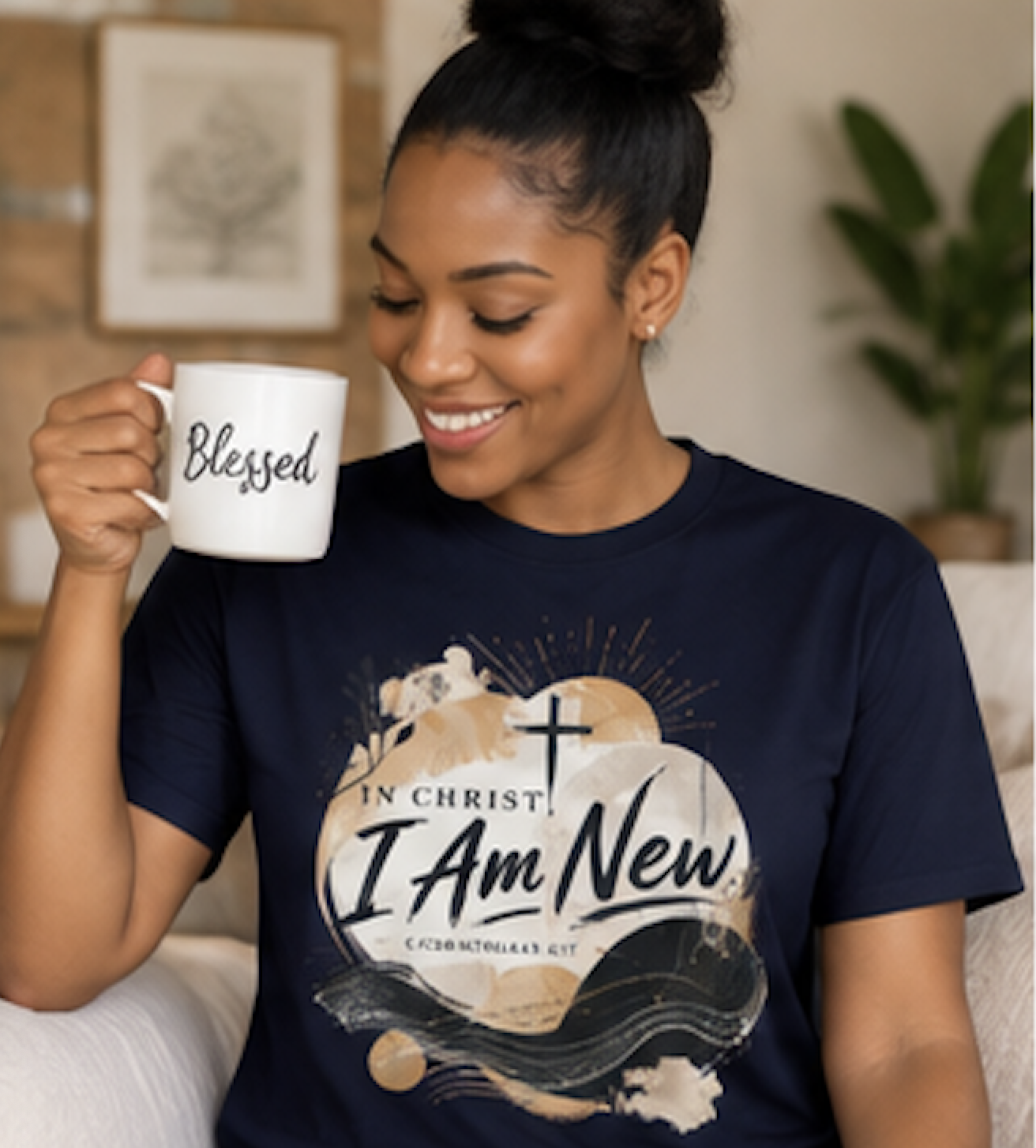 In Christ I Am New T-Shirt | Christian Faith Scripture Tee: other
