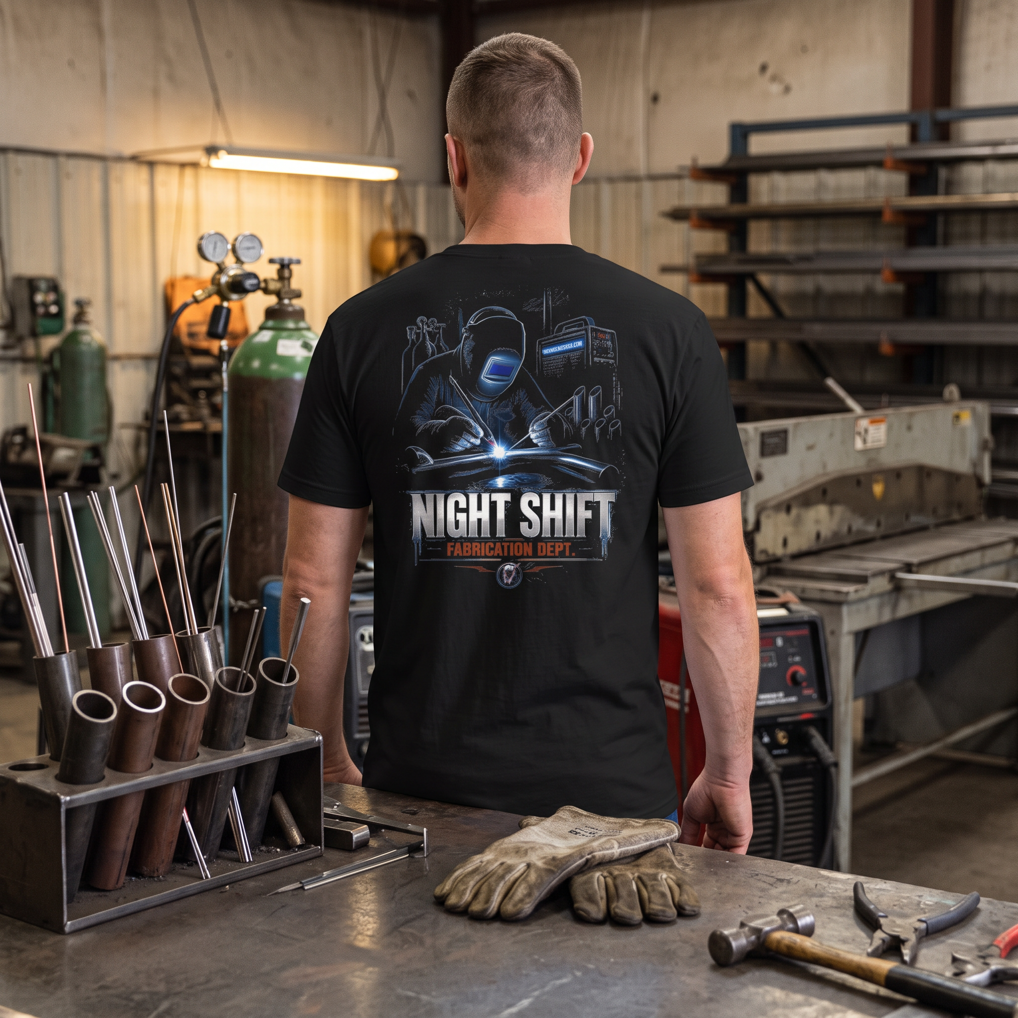 Night Shift Fabrication Dept. – TIG Welding T-Shirt