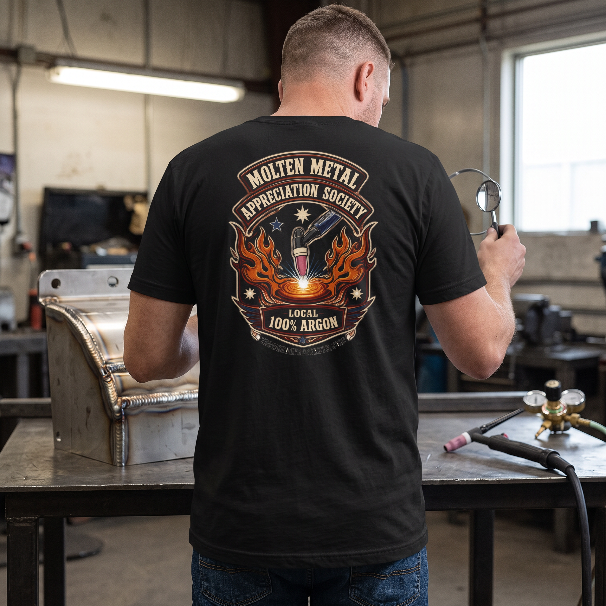 Molten Metal Appreciation Society – TIG Welding T-Shirt