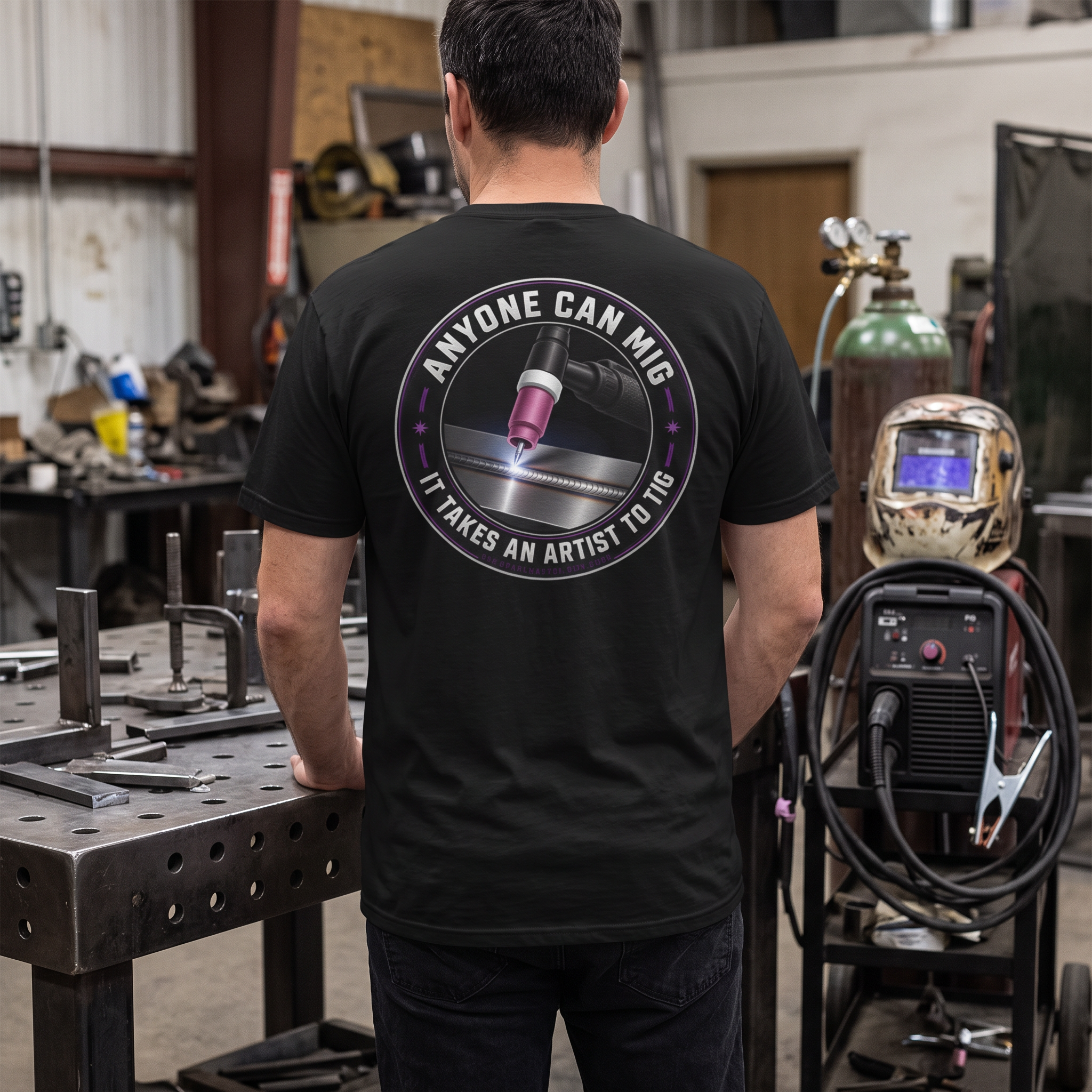 Anyone Can MIG – It Takes an Artist to TIG | TIG Welder T-Shirt