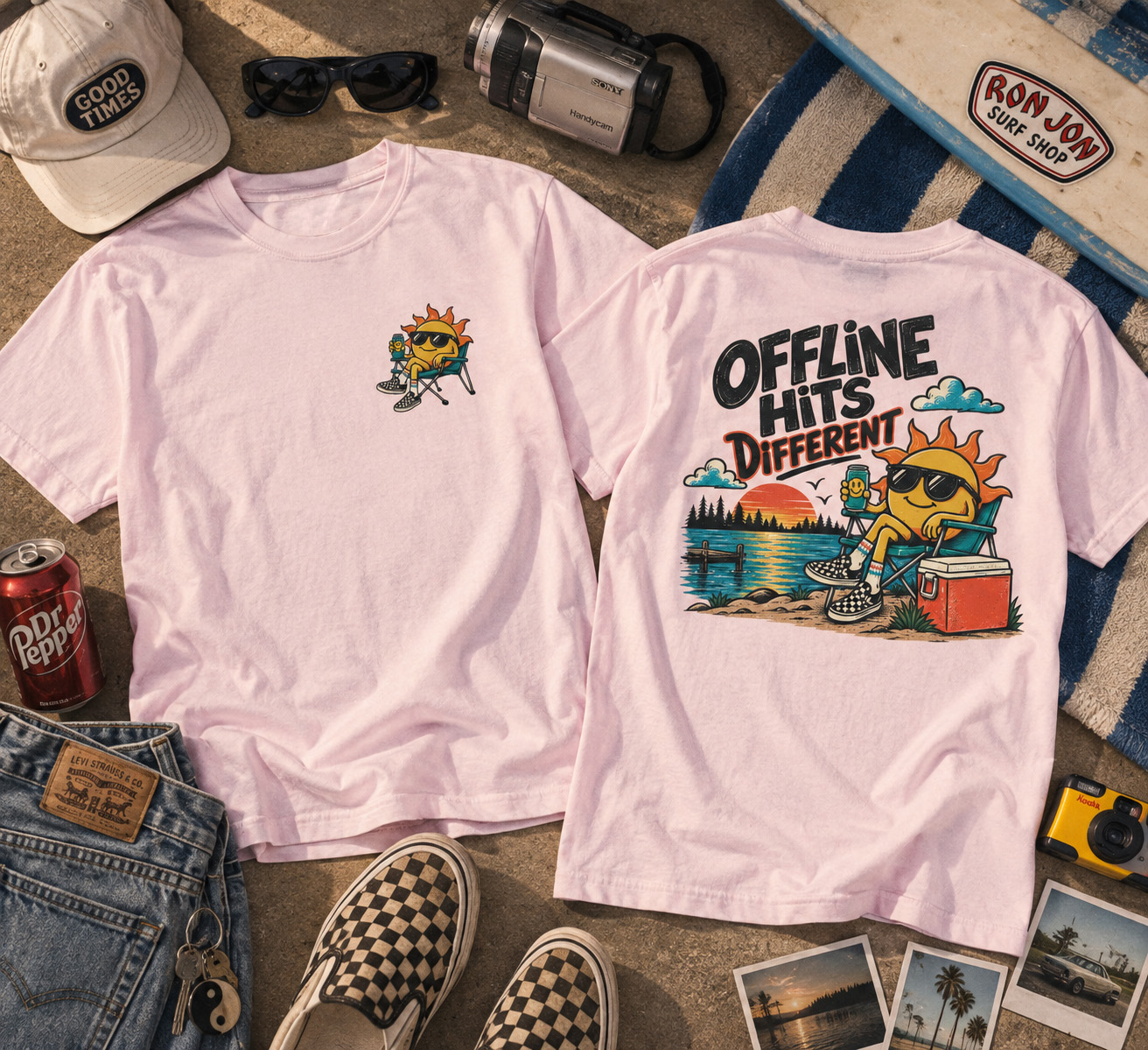 Offline Hits Different Tee