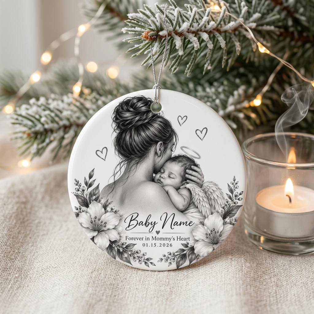 Angel Baby Memorial Ornament