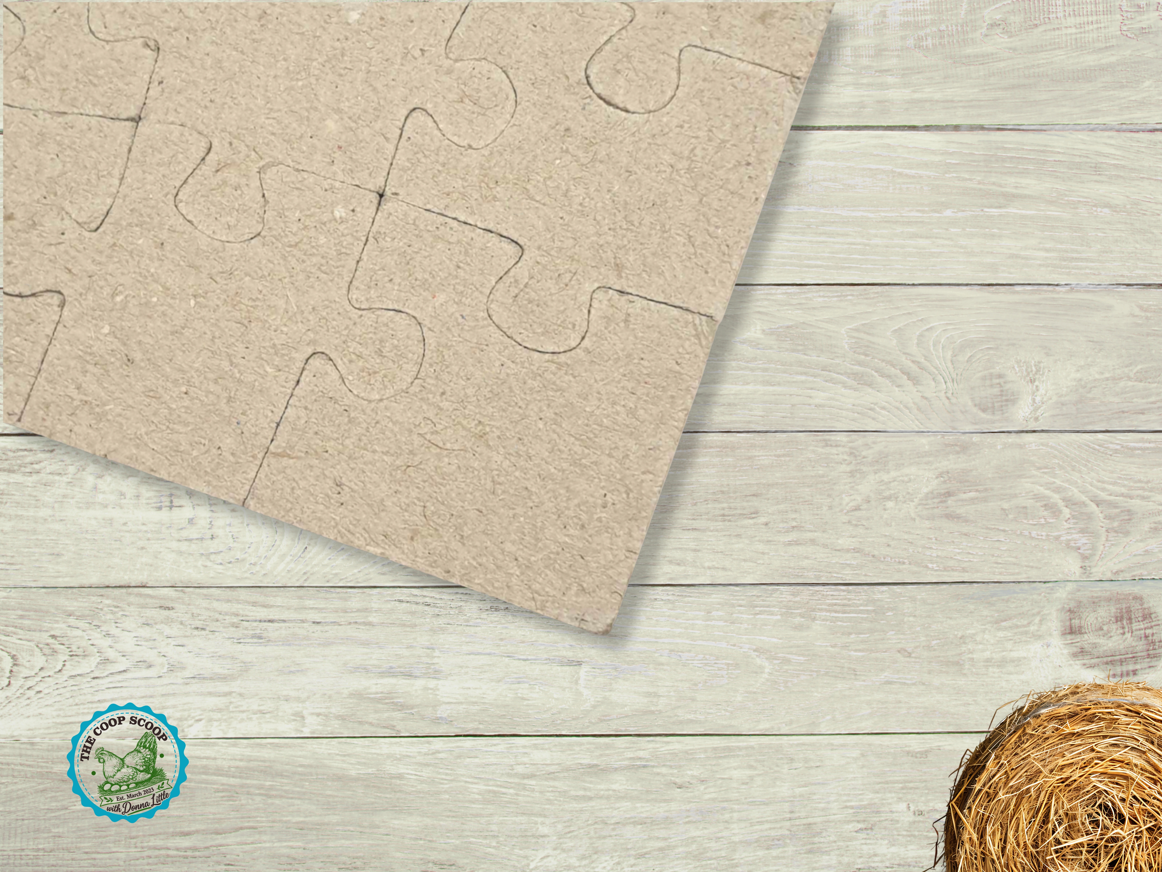 Chicken Dinner Party Puzzle, Funny Chicken Jigsaw Puzzle, Chicken Lover Gift, Farmhouse Puzzle – 520 pcs (Horizontal)