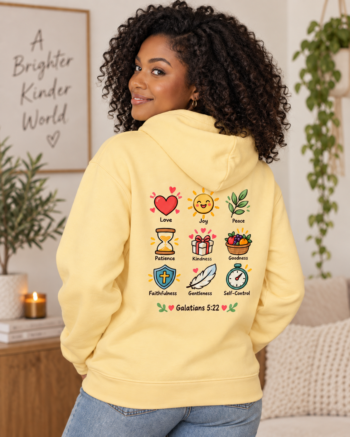 Fruit of the Spirit icons Hoodie | Love Joy Peace Patience Kindness Galatians 5:22: other