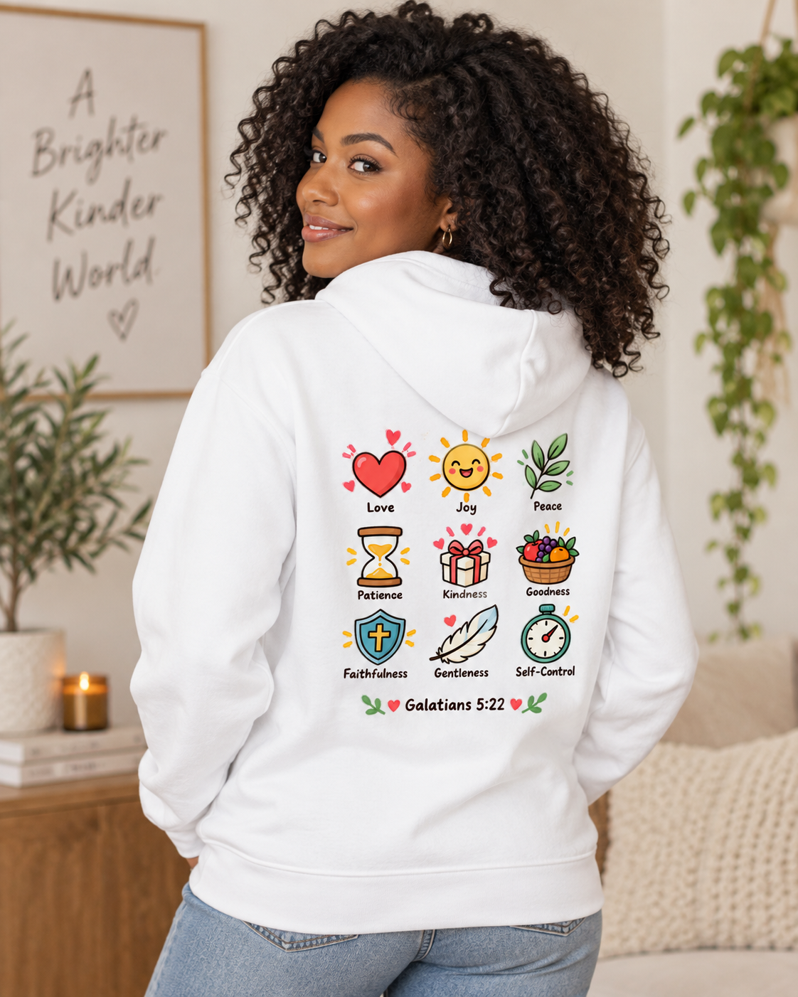 Fruit of the Spirit icons Hoodie | Love Joy Peace Patience Kindness Galatians 5:22: other