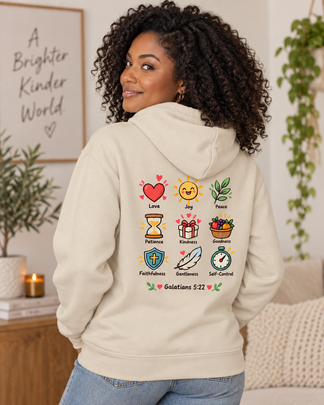 Fruit of the Spirit icons Hoodie | Love Joy Peace Patience Kindness Galatians 5:22: other