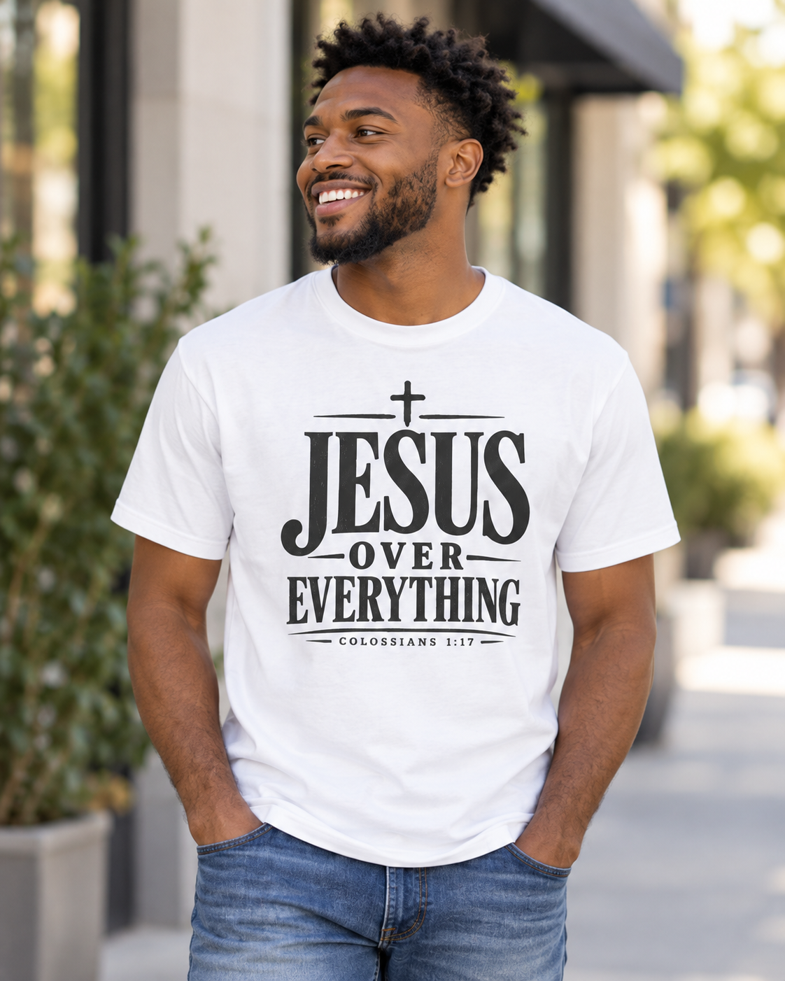 Jesus Over Everything T-shirt | Christian Faith Tee: other