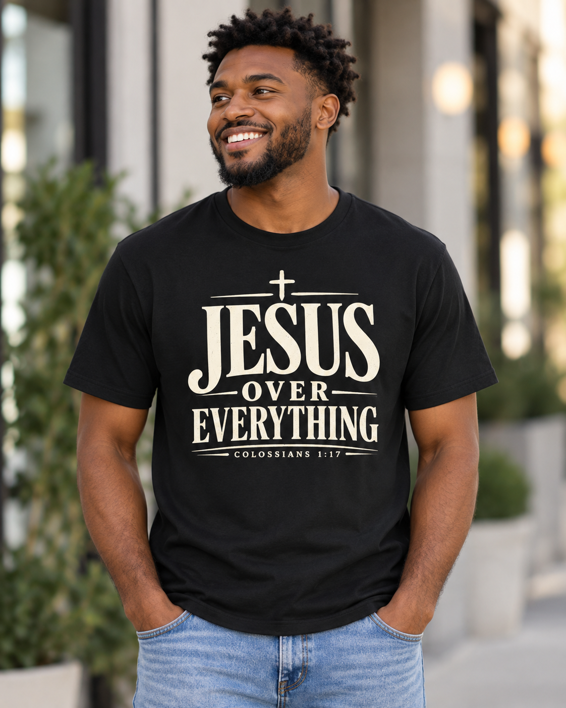 Jesus Over Everything T-shirt | Christian Faith Tee: other