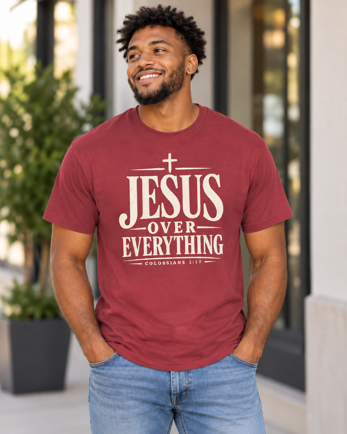 Jesus Over Everything T-shirt | Christian Faith Tee: other