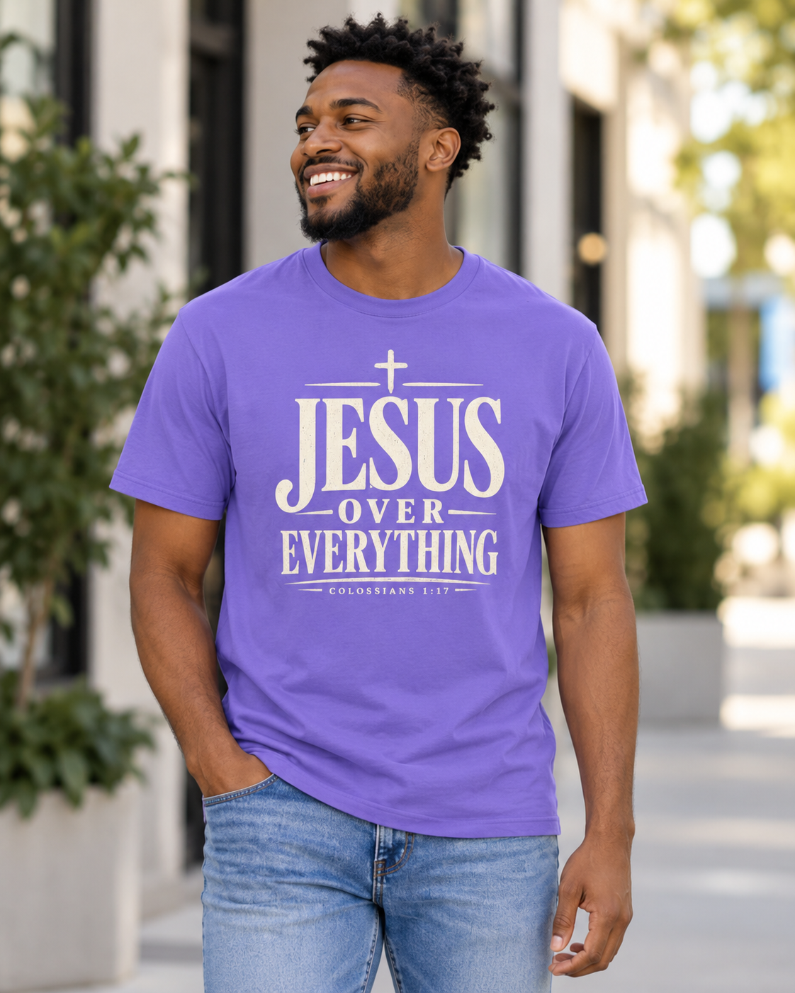 Jesus Over Everything T-shirt | Christian Faith Tee: other