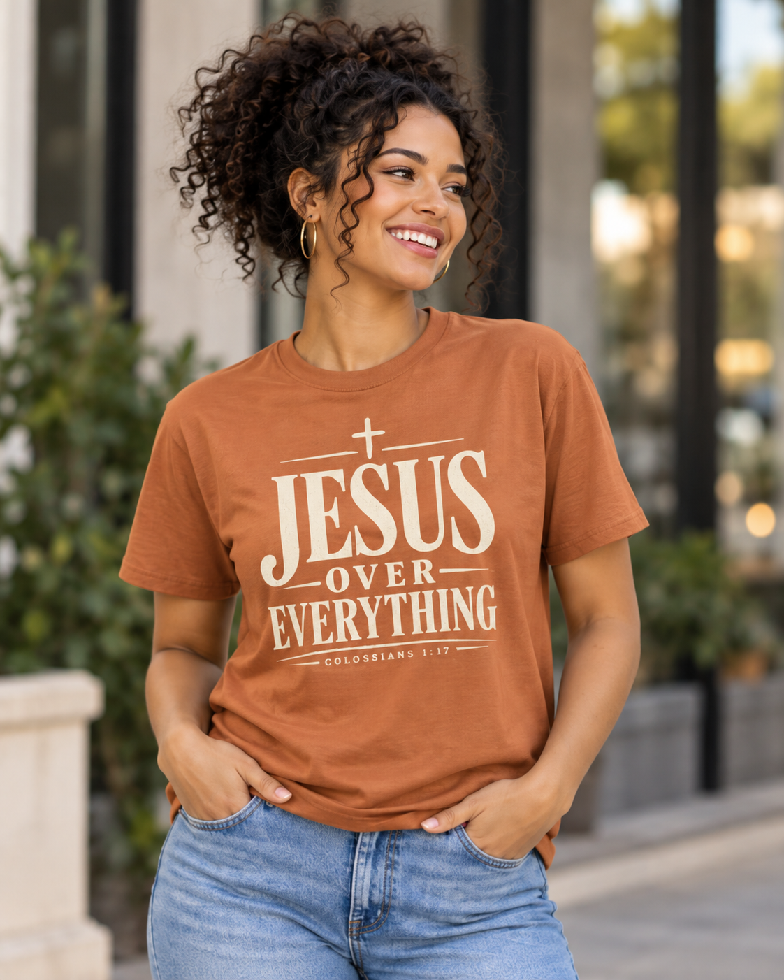 Jesus Over Everything T-shirt | Christian Faith Tee: other