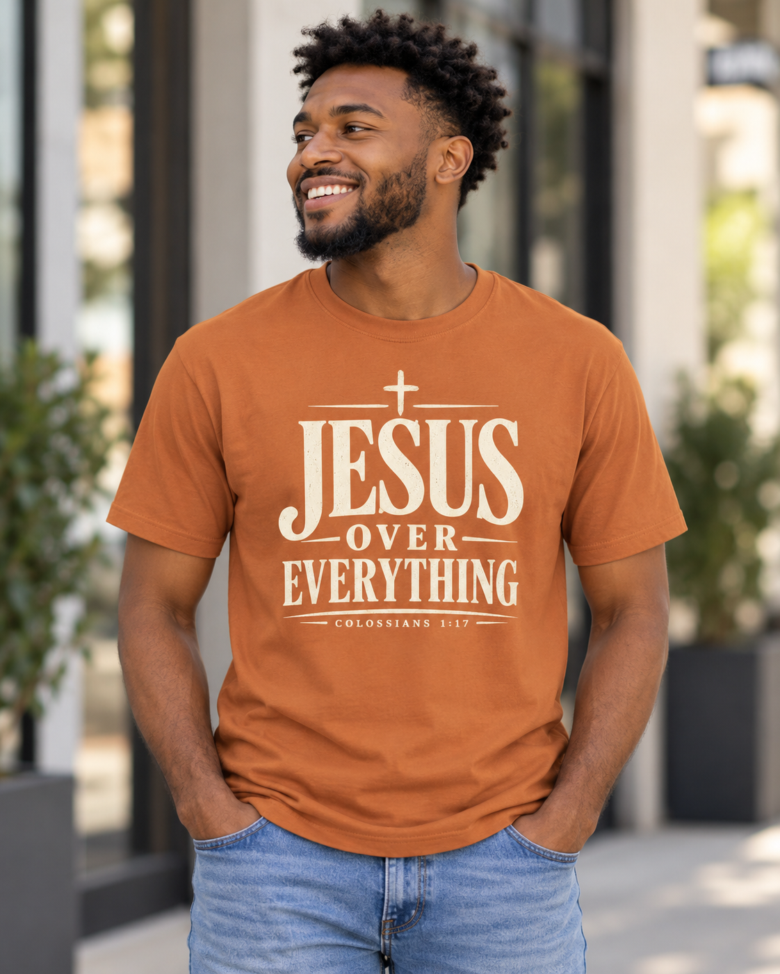 Jesus Over Everything T-shirt | Christian Faith Tee: other