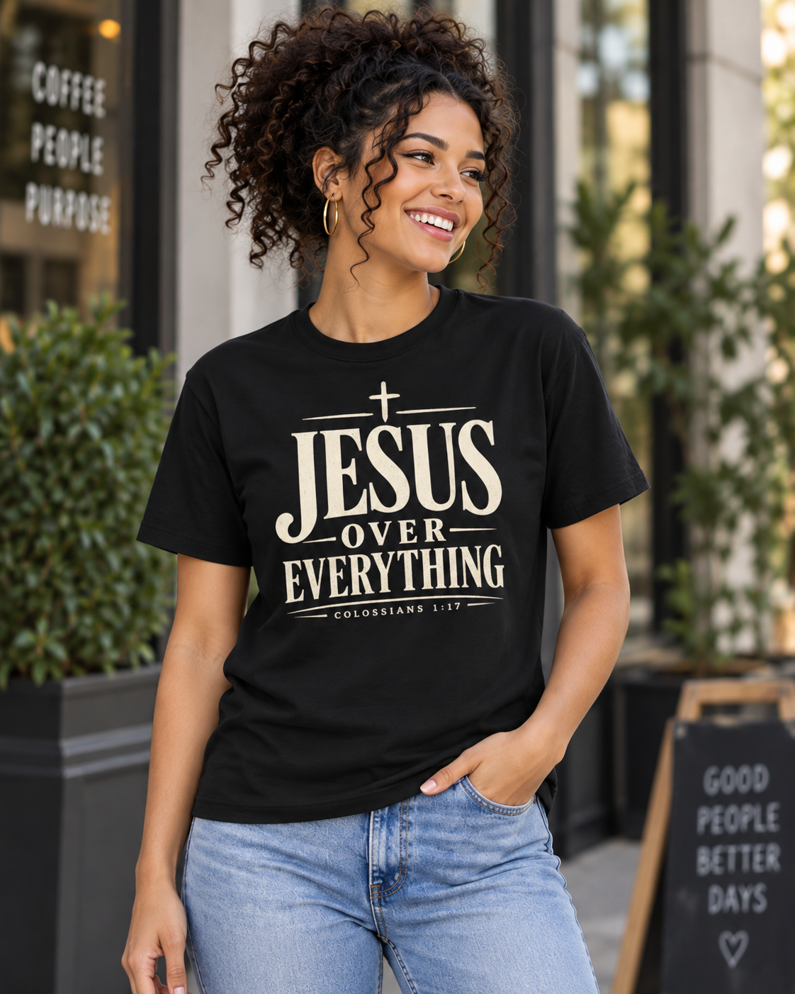 Jesus Over Everything T-shirt | Christian Faith Tee: other