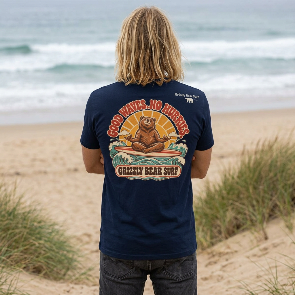 Good Waves, no hurries Surf Tee