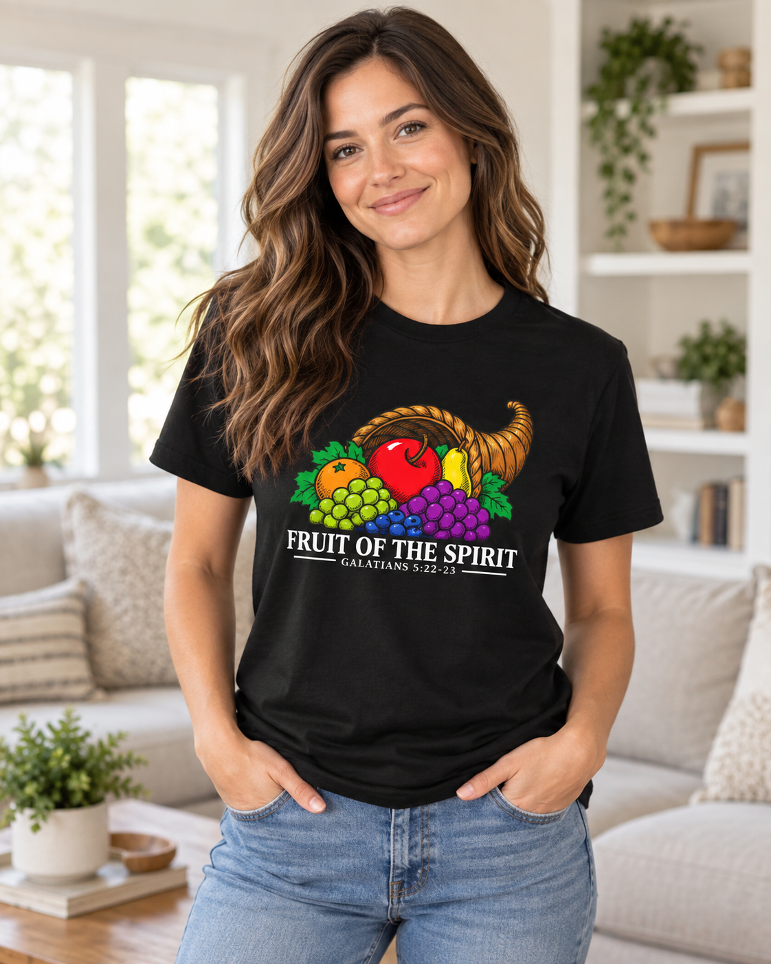 Fruit of the Spirit T-shirt | Cornucopia Christian Scripture Galatians 5:22-23: other