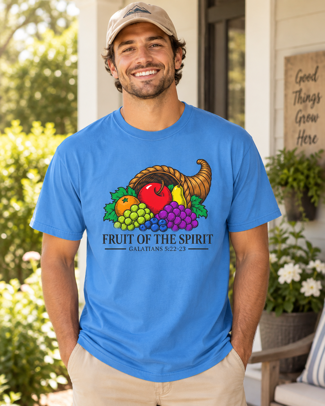Fruit of the Spirit T-shirt | Cornucopia Christian Scripture Galatians 5:22-23: other
