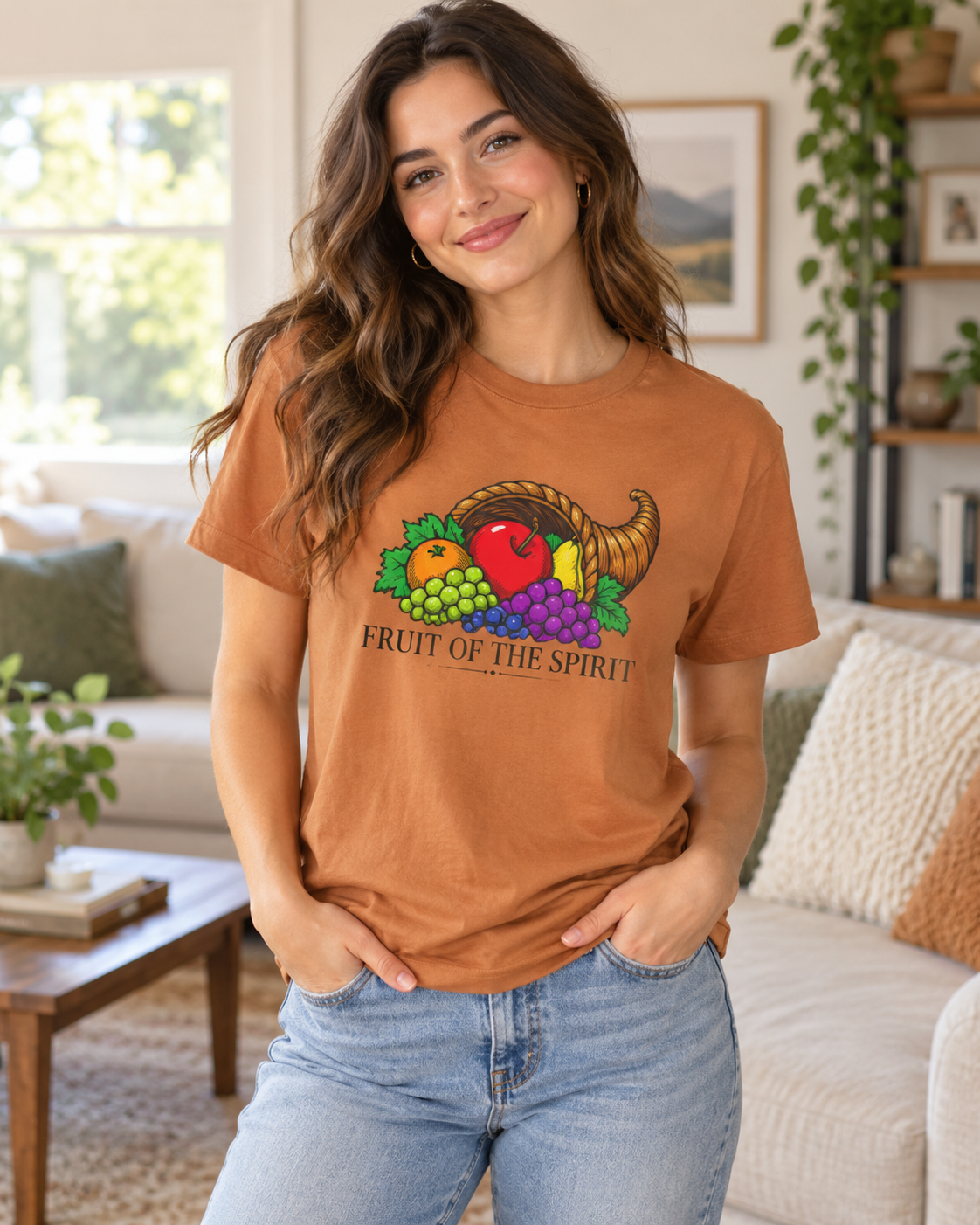 Fruit of the Spirit T-shirt | Cornucopia Christian Scripture Galatians 5:22-23: other