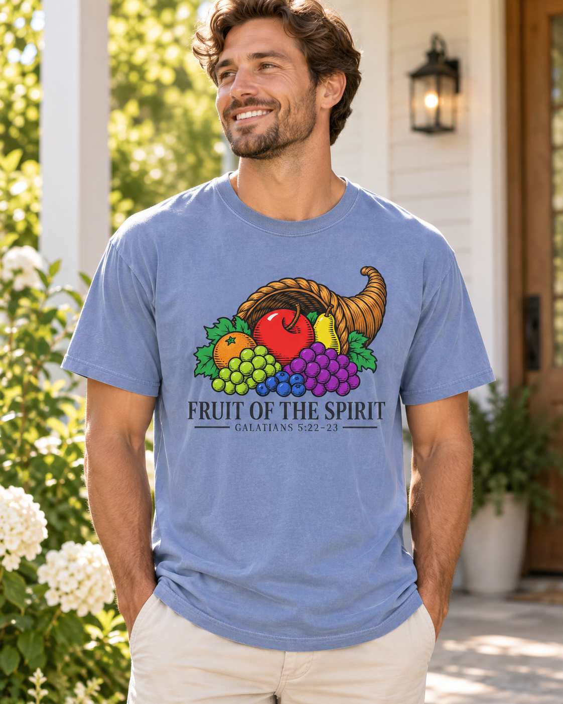 Fruit of the Spirit T-shirt | Cornucopia Christian Scripture Galatians 5:22-23: other