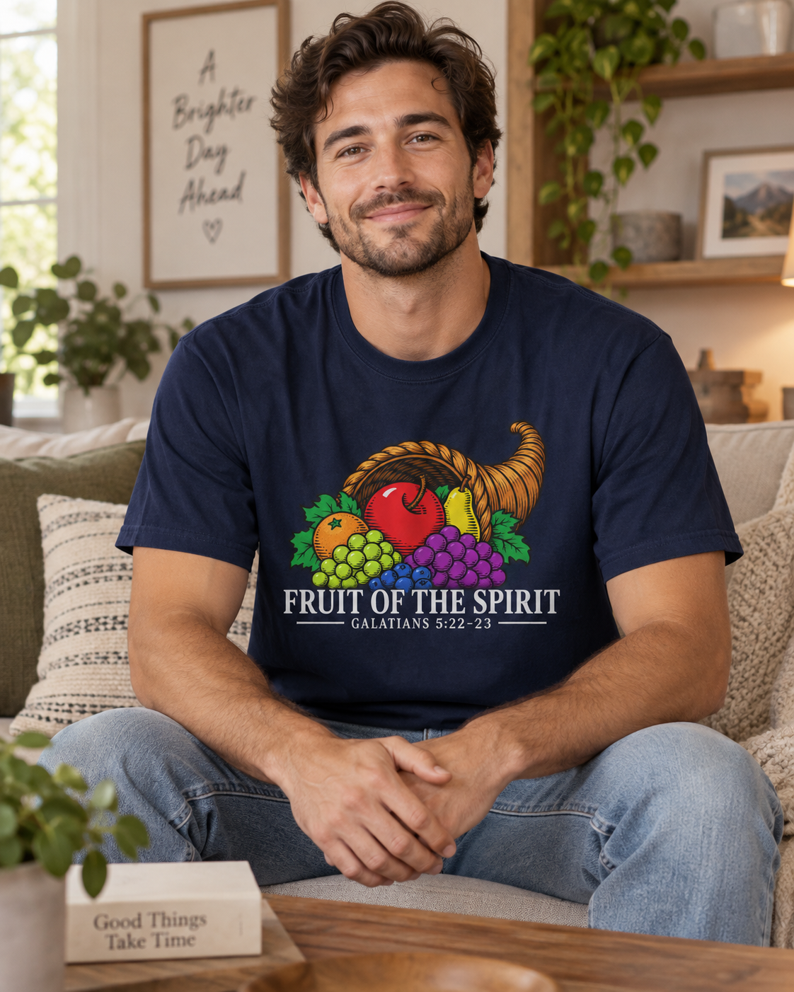 Fruit of the Spirit T-shirt | Cornucopia Christian Scripture Galatians 5:22-23: other