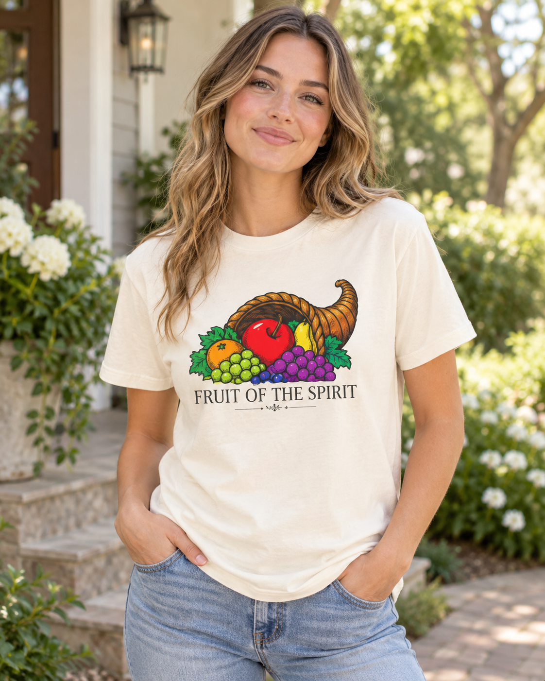 Fruit of the Spirit T-shirt | Cornucopia Christian Scripture Galatians 5:22-23: other