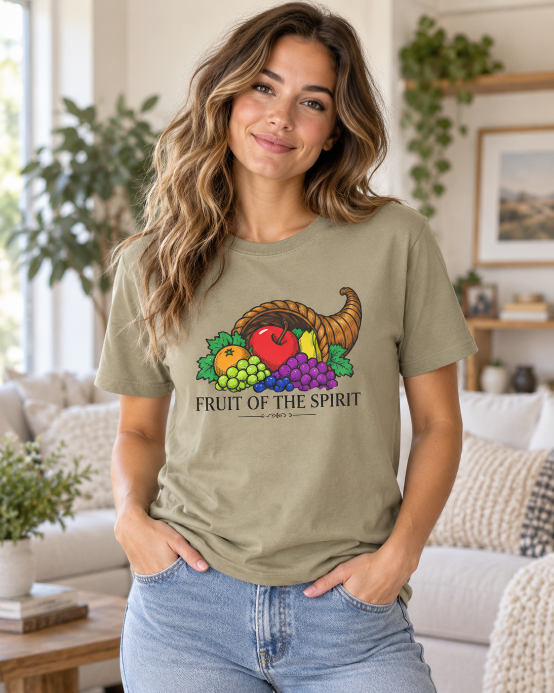 Fruit of the Spirit T-shirt | Cornucopia Christian Scripture Galatians 5:22-23: other