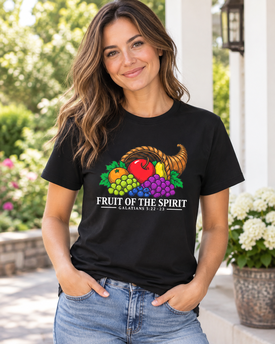 Fruit of the Spirit T-shirt | Cornucopia Christian Scripture Galatians 5:22-23: other