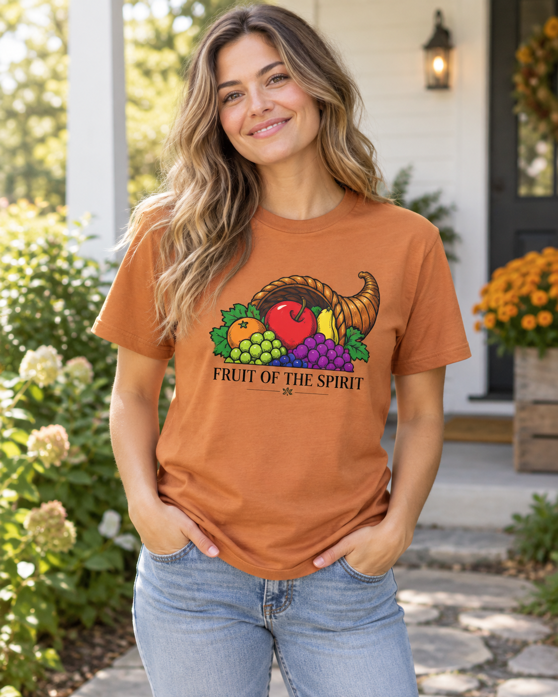 Fruit of the Spirit T-shirt | Cornucopia Christian Scripture Galatians 5:22-23: other