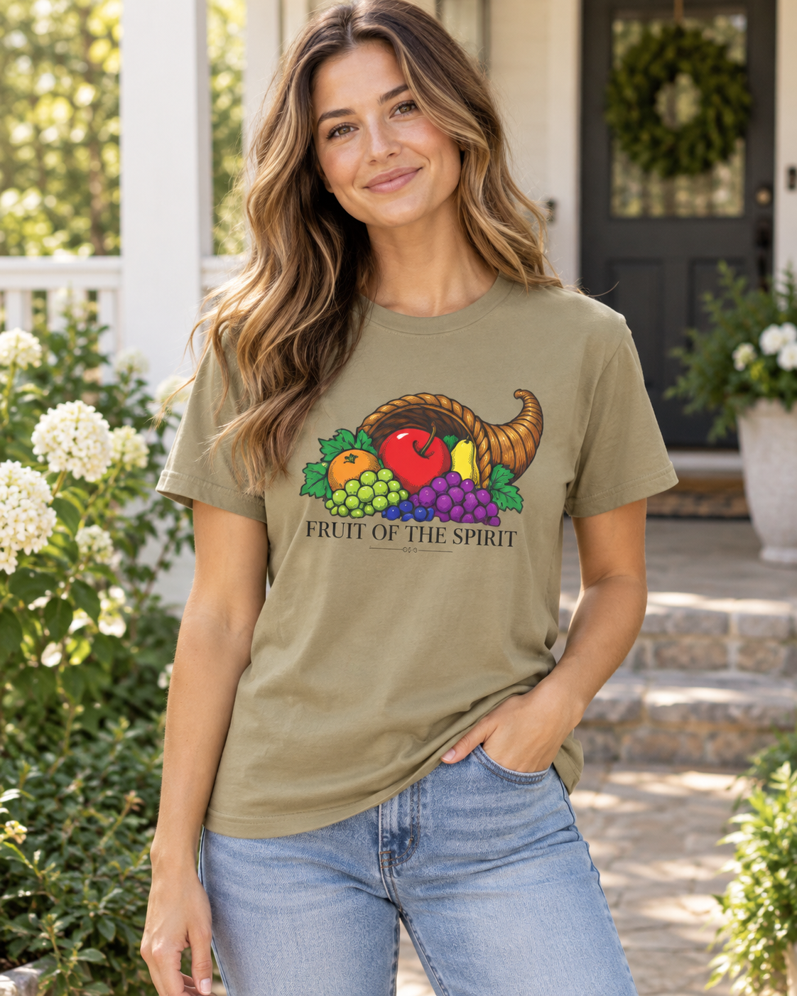 Fruit of the Spirit T-shirt | Cornucopia Christian Scripture Galatians 5:22-23: other