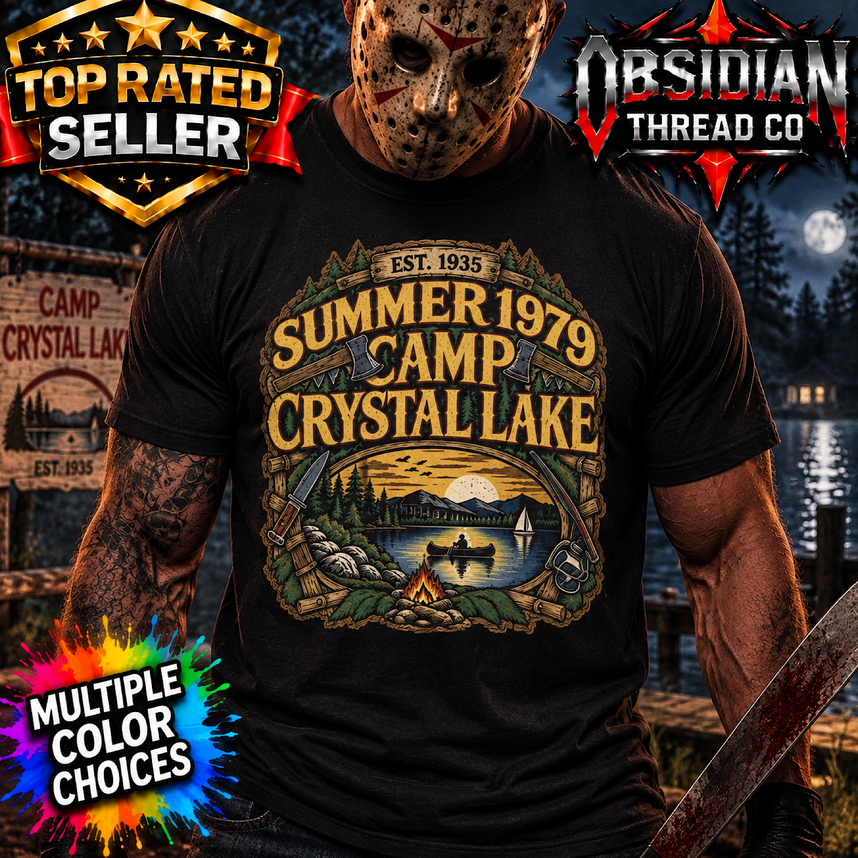 Obsidian Thread Co. original apparel artwork
