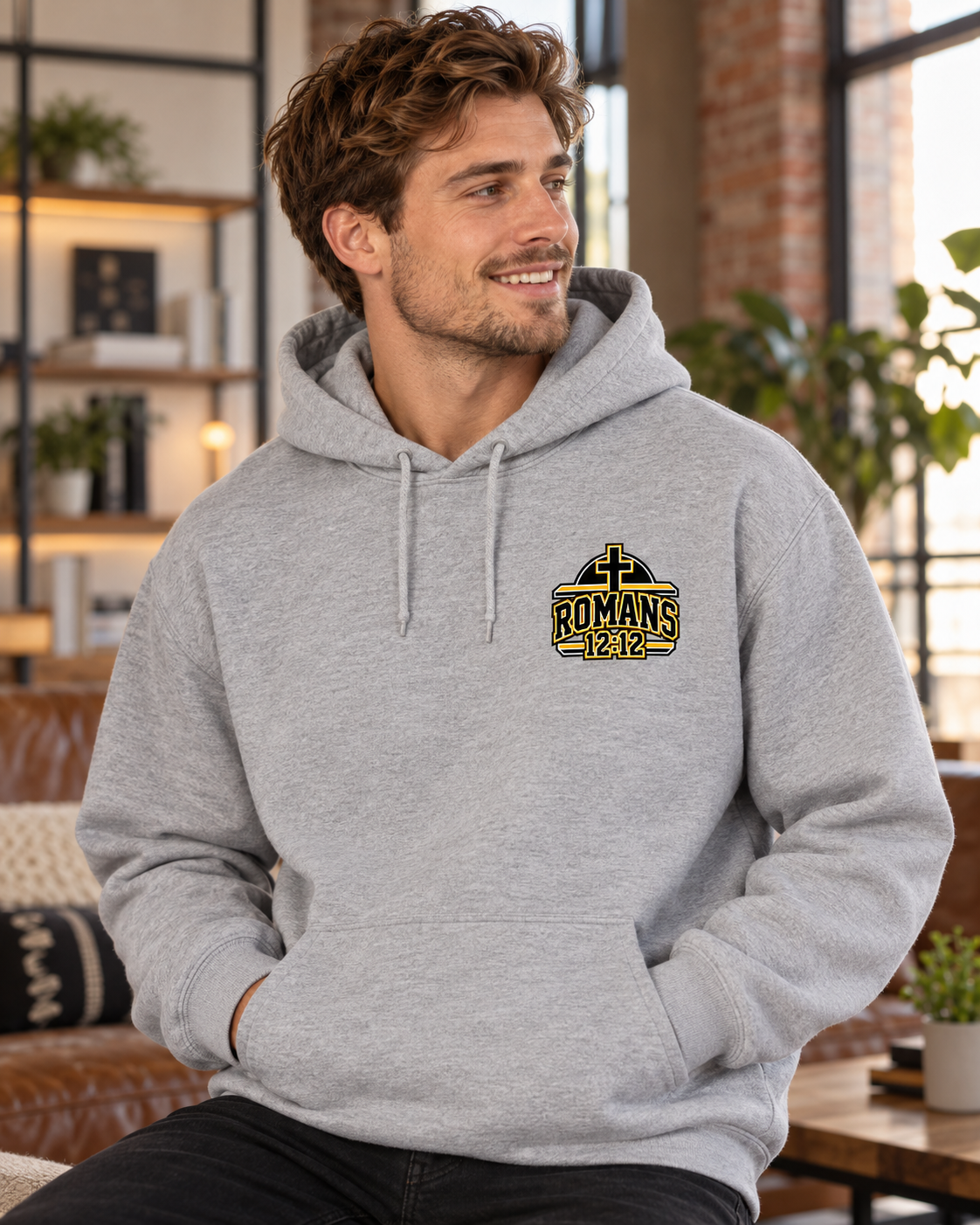 Praying Season Hoodie | Yellow/Black | Dove & Cross Graphic Hoodie, Faith Sweatshirt: other
