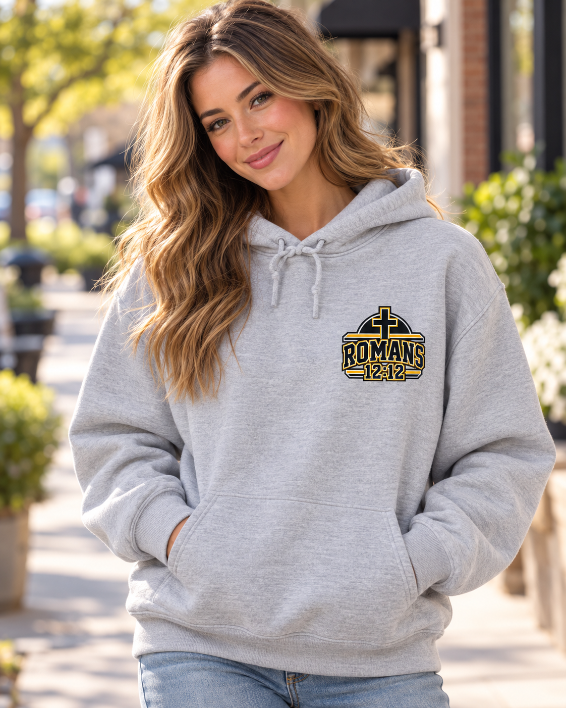 Praying Season Hoodie | Yellow/Black | Dove & Cross Graphic Hoodie, Faith Sweatshirt: other