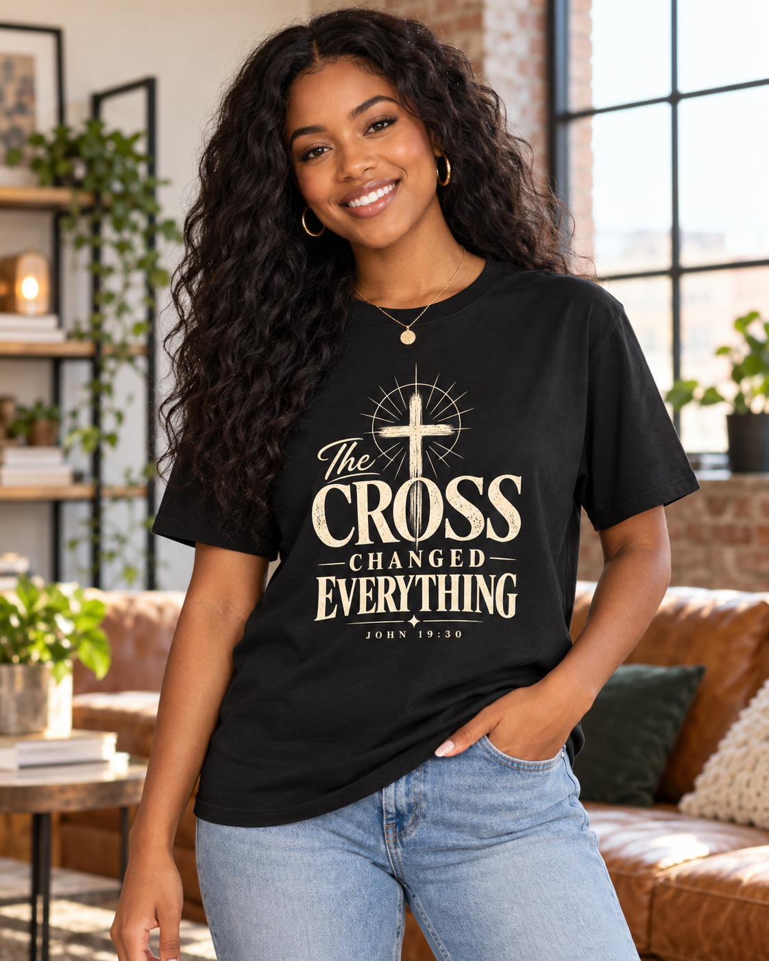 The Cross Changed Everything T-Shirt | Christian Faith Scripture Shirt: other