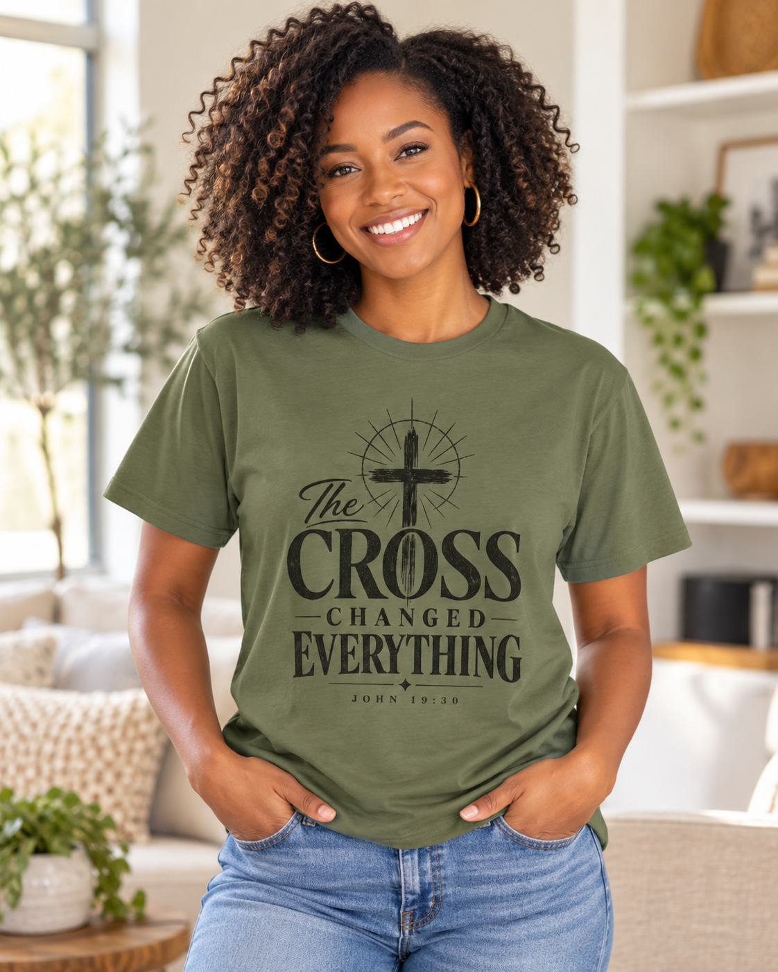 The Cross Changed Everything T-Shirt | Christian Faith Scripture Shirt: other