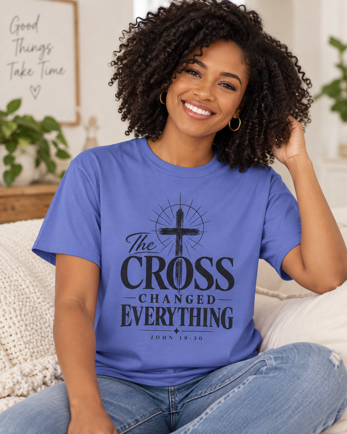 The Cross Changed Everything T-Shirt | Christian Faith Scripture Shirt: other