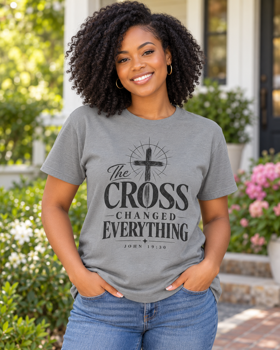 The Cross Changed Everything T-Shirt | Christian Faith Scripture Shirt: other
