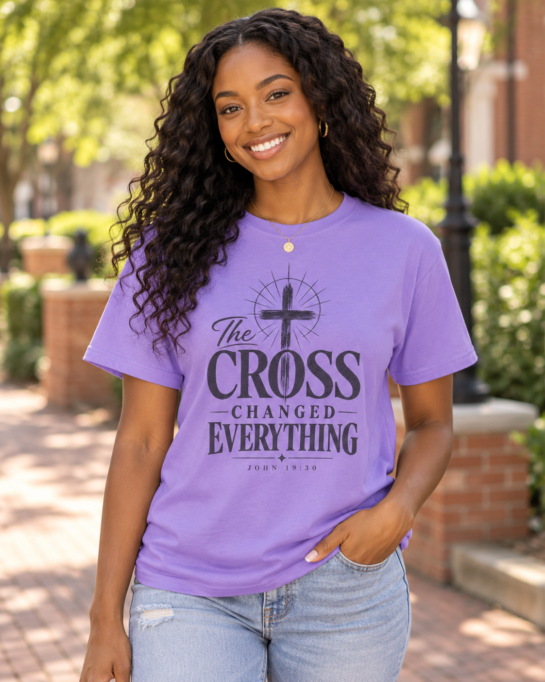 The Cross Changed Everything T-Shirt | Christian Faith Scripture Shirt: other