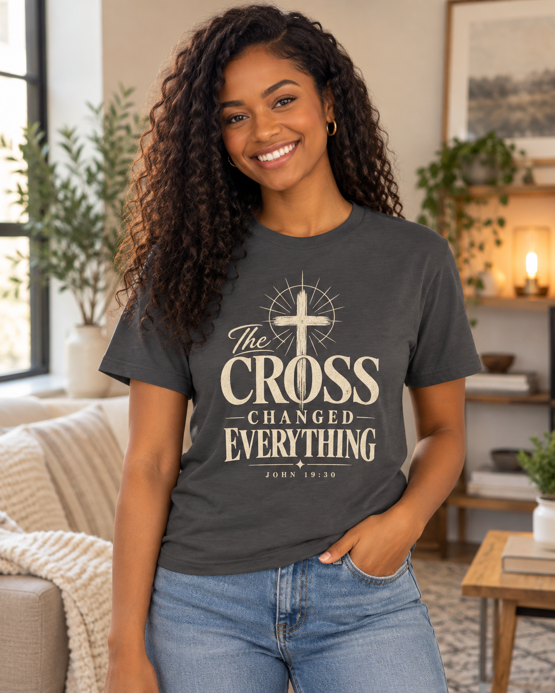 The Cross Changed Everything T-Shirt | Christian Faith Scripture Shirt: other