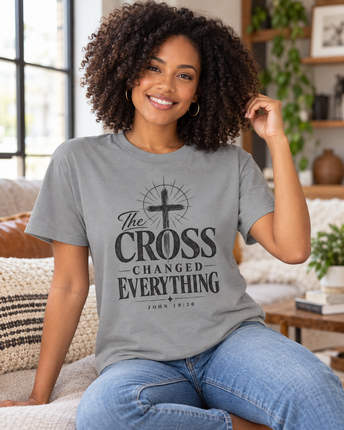 The Cross Changed Everything T-Shirt | Christian Faith Scripture Shirt: other