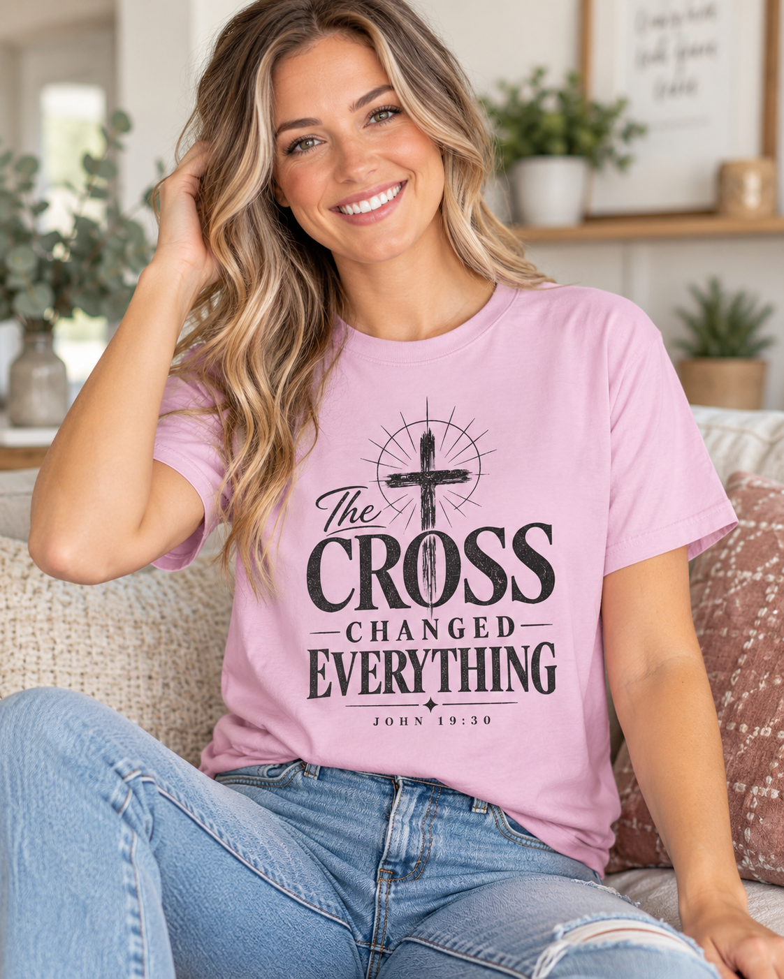 The Cross Changed Everything T-Shirt | Christian Faith Scripture Shirt: other