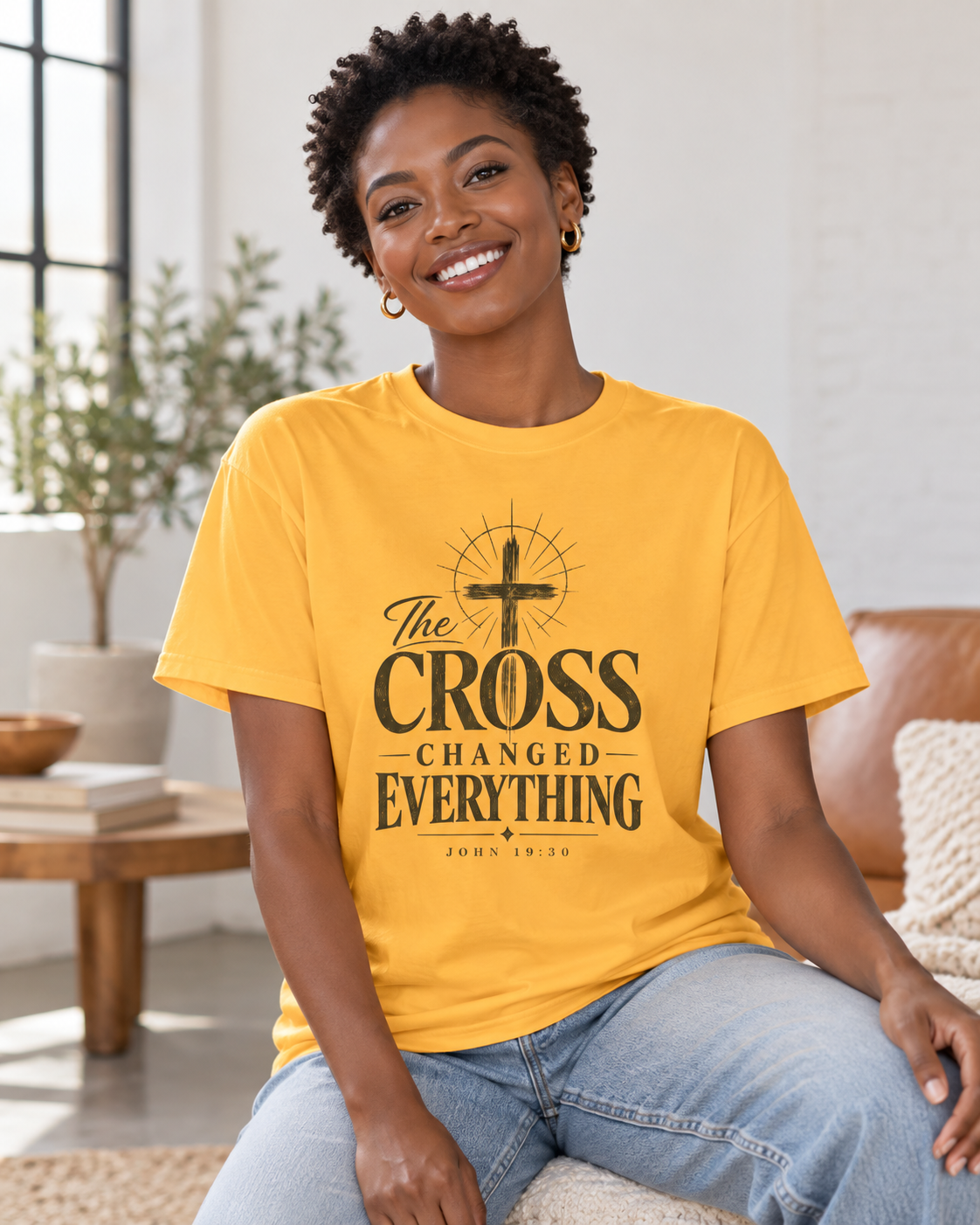 The Cross Changed Everything T-Shirt | Christian Faith Scripture Shirt: other