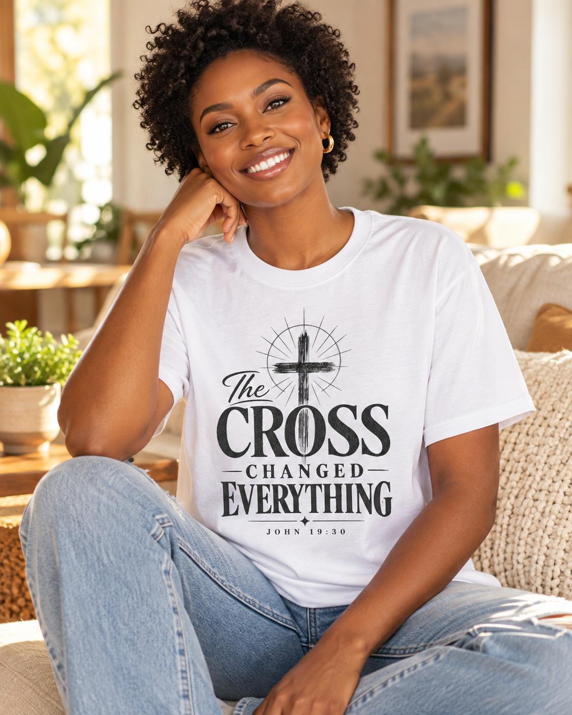 The Cross Changed Everything T-Shirt | Christian Faith Scripture Shirt: other