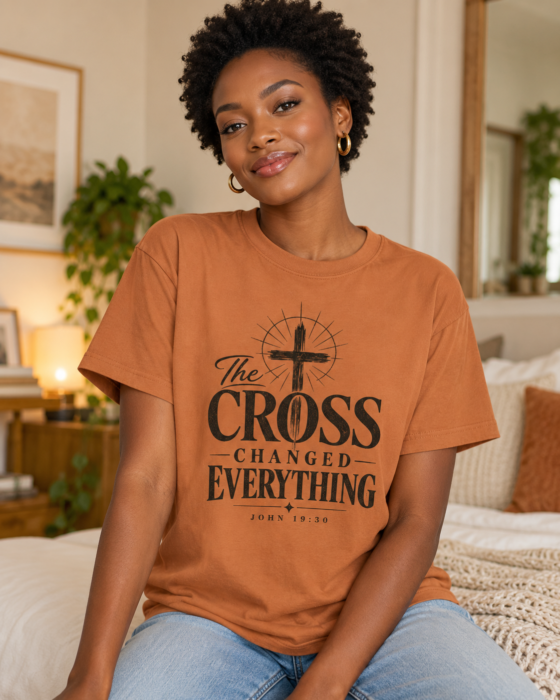 The Cross Changed Everything T-Shirt | Christian Faith Scripture Shirt: other