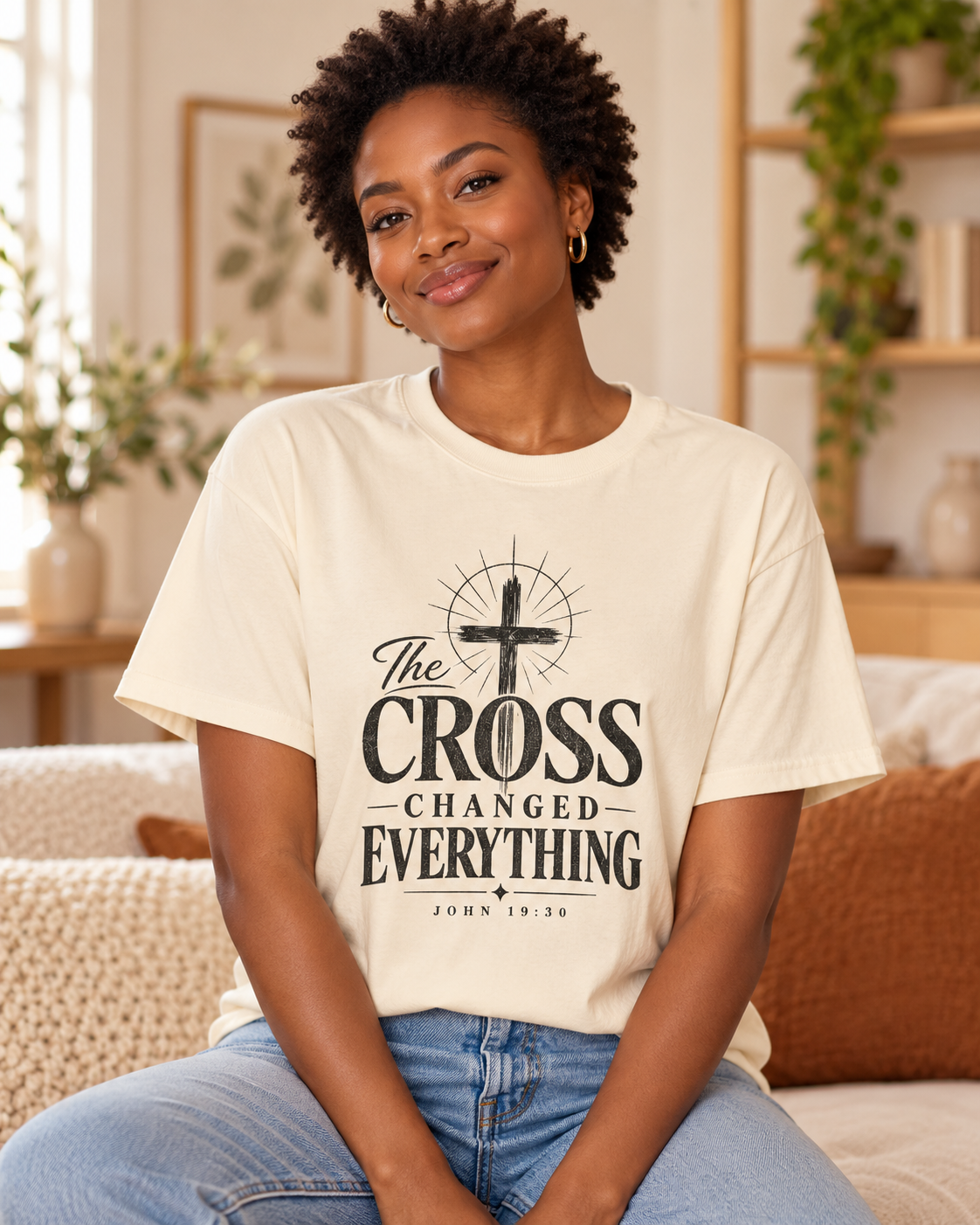 The Cross Changed Everything T-Shirt | Christian Faith Scripture Shirt: other
