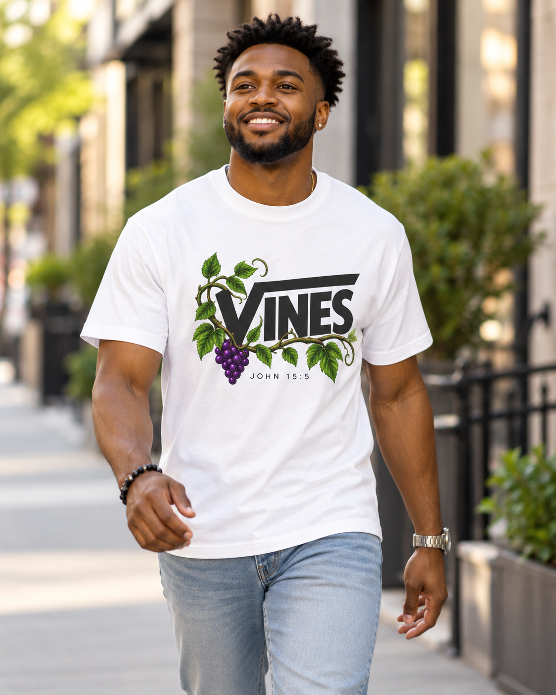 Vines grape vine logo T-Shirt | botanical typography: other