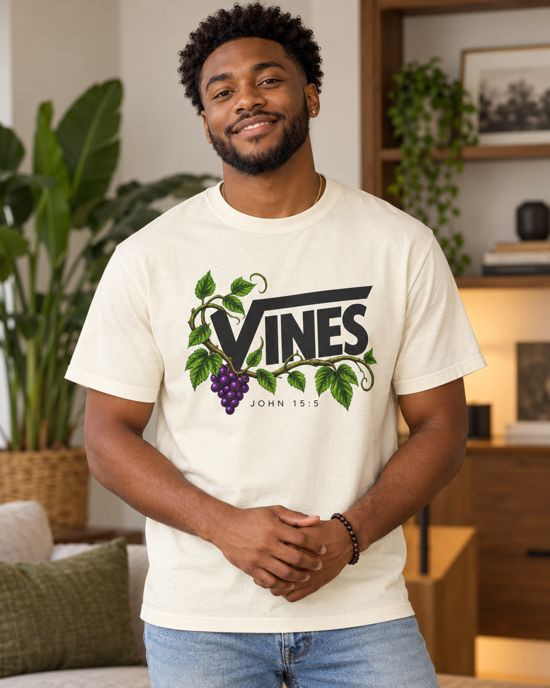 Vines grape vine logo T-Shirt | botanical typography: other