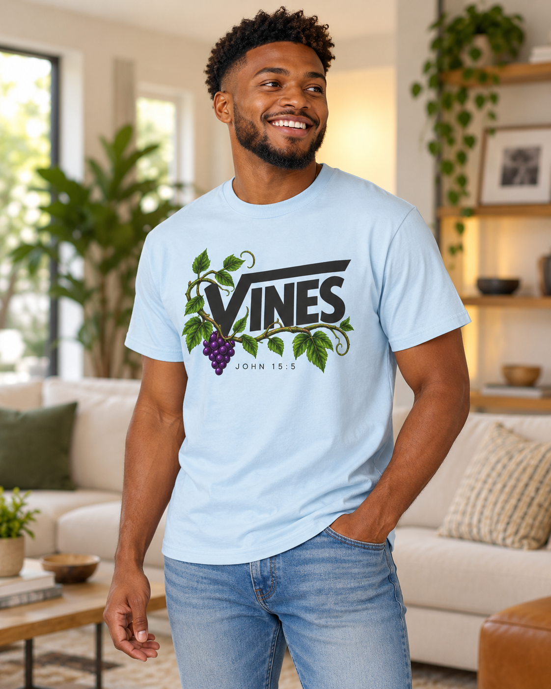 Vines grape vine logo T-Shirt | botanical typography: other
