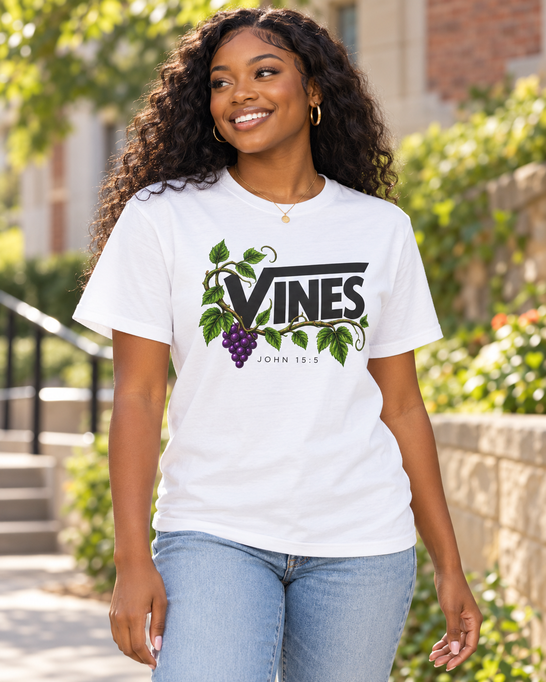 Vines grape vine logo T-Shirt | botanical typography: other