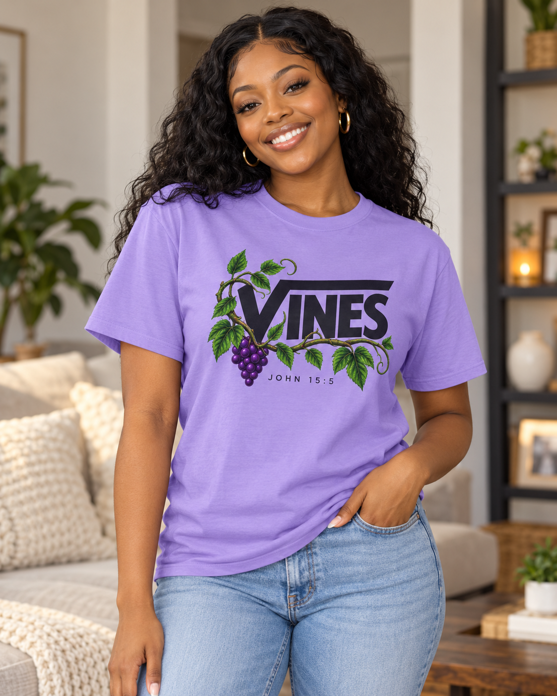 Vines grape vine logo T-Shirt | botanical typography: other