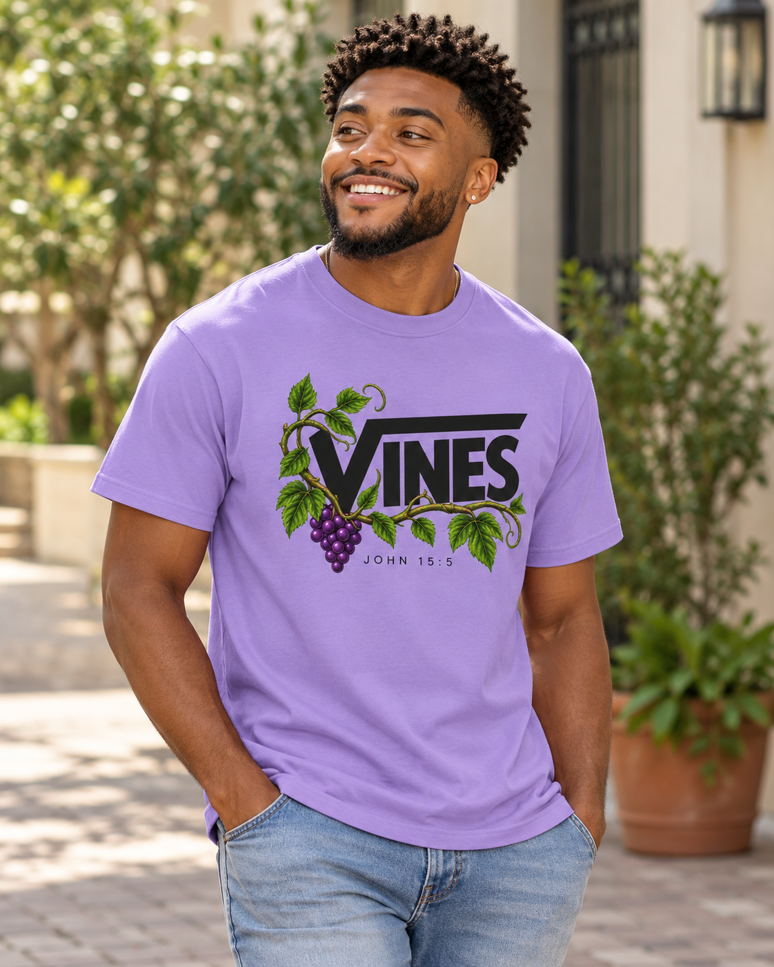 Vines grape vine logo T-Shirt | botanical typography: other
